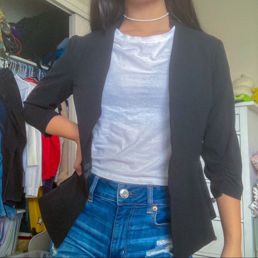 black blazer